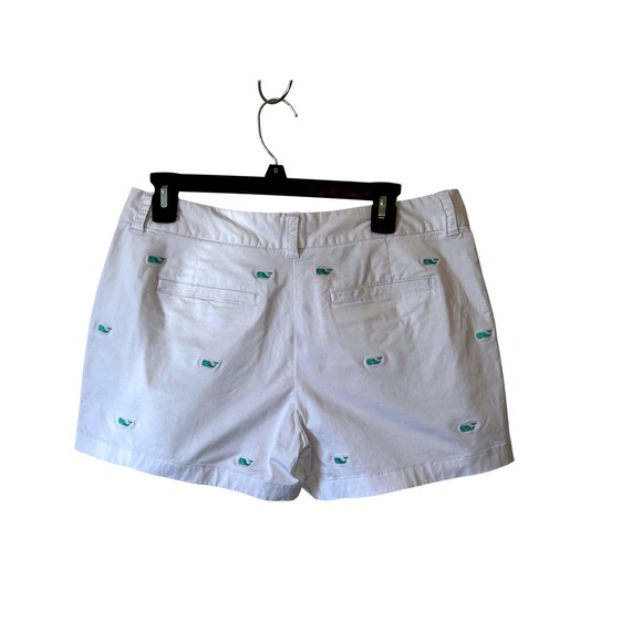 Vineyard Vines Preppy Style White Whale Embroidered Shorts Size 6S - Picture 2 of 6